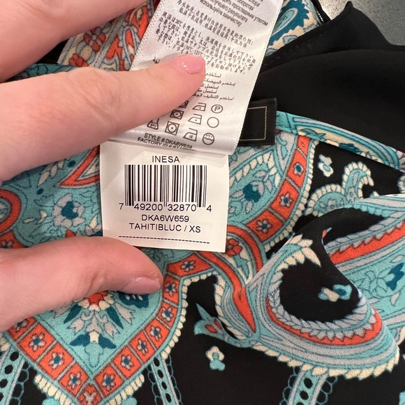 EUC! HTF!! BCBGMaxAzria Inesa Kimono Dress-XS - Picture 7 of 9